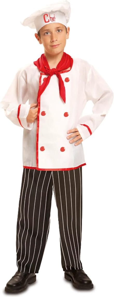 Chef Kok Kostuum Ron Jongen - 7-9 Jaar