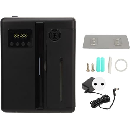 Diffuseur d'Huiles Essentielles Aroma Contrôle Bluetooth Diffuseur d'Arôme Intelligent pour Maison Hôtel Noir black