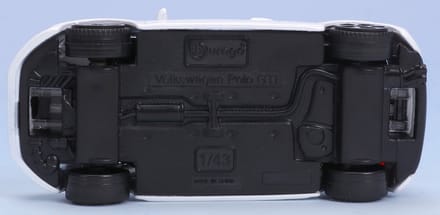 Bburago Volkswagen Polo - Modelauto - Schaal 1:43 - Wit