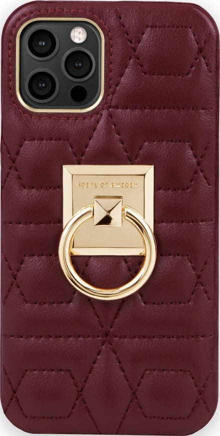 iDeal Of Sweden Statement Case Quilted iPhone 12/12 Pro Quilted Ruby