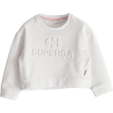 Superga Sweatshirt met kinderlogo (Wit)