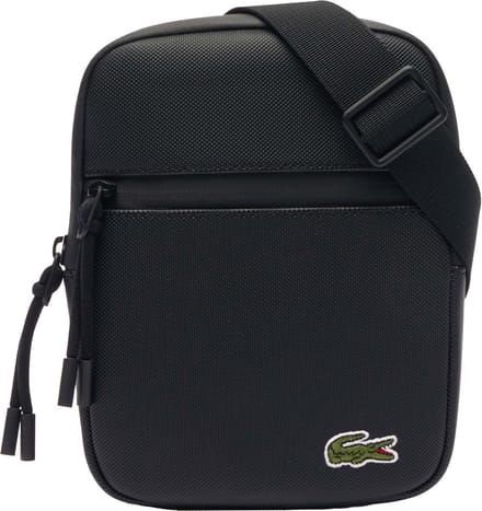 LACOSTE Schoudertas LCST Flat Crossover Bag Noir Zwart