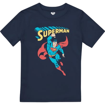 Superman Jongens Superheld T-Shirt (Marine)