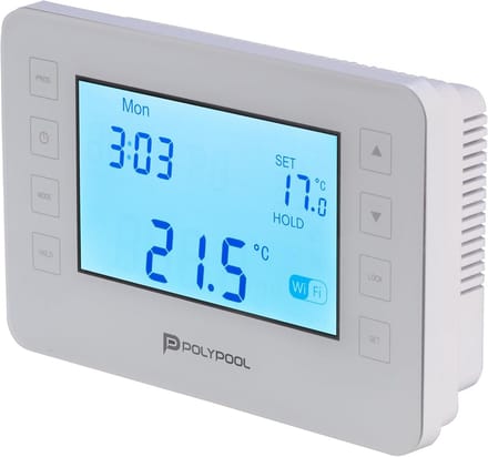 Digitale Thermostaat - Slimme Thermostaat Programmeerbare Thermostaat - Energie Besparen - Wifi & Spraakbesturing - 230 Volt - Wit