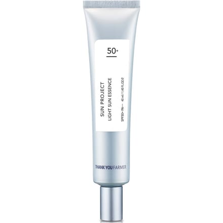 THANK YOU FARMER - Sun Project Light Sun essence SPF50+ PA+++ 40 ml