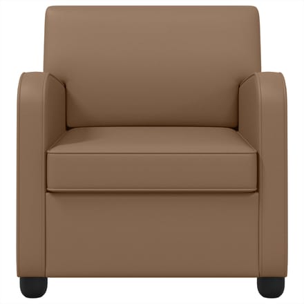 vidaXL - Fauteuil - Cappuccino - Kunstleer