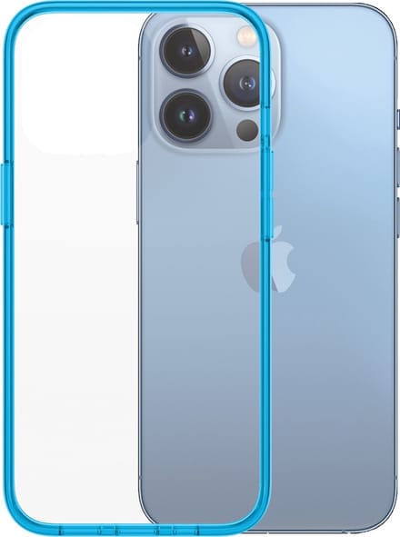 PanzerGlass Apple iPhone 13 Pro AntiBacterial ClearCase - Bondi Blauw