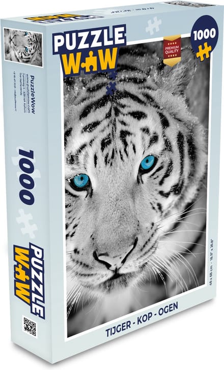 Puzzel Tijger - Kop - Ogen - Legpuzzel - Puzzel 1000 stukjes volwassenen