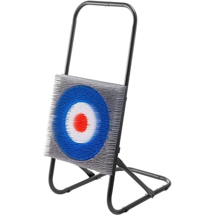 Jeu de lancer de hache Cible à poils de plastique Ensemble de 8 haches de lancer Cadre en acier