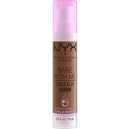NYX Professional Makeup, Bare With Me, Concealer Serum, 11 Mocha, 9,6 ml (0,32 fl oz) white