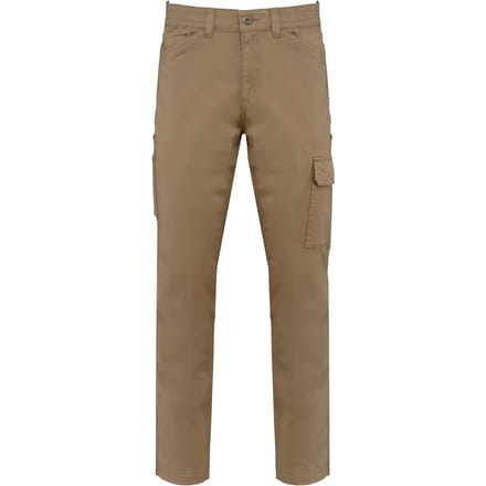 WK. Designed To Work Unisex katoenen stretchbroek WK709 - Camel - 34 FR