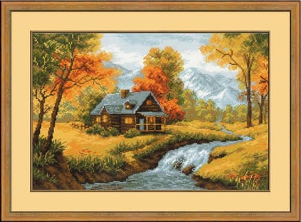 Riolis borduurpakket Autumnal View 1079