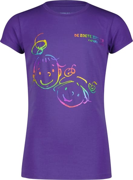 4PRESIDENT T-shirt meisjes - Deep blue - Maat 92 - Meiden shirt