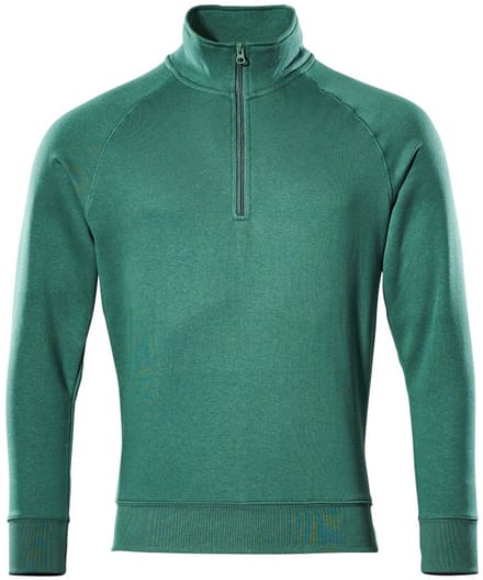 Mascot Crossover Sweatshirt met korte rits 50611-971 - Groen - M