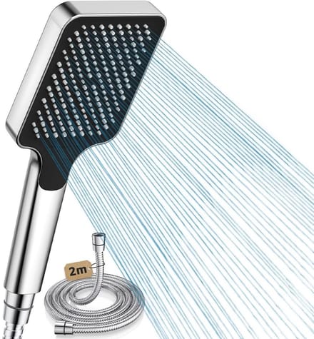 MRKK® Douchekop met Slang - Doucheset - Waterbesparend - Zilver