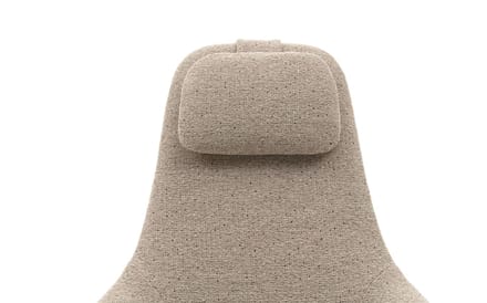 B&B Italia Harbor Laidback Fauteuil met voetensteun - sambuco steen