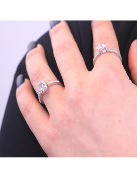 Elise ring - Oostenrijks kristal