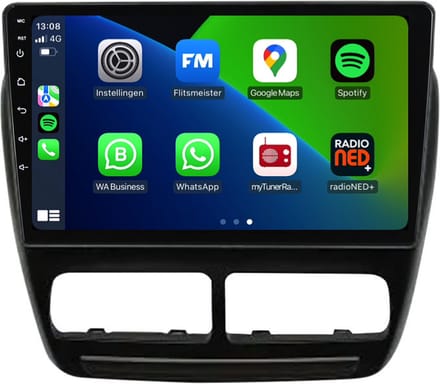 Carplay autoradio voor Fiat Doblo | 2010 t/m 2014 | Android 13 | Draadloos Apple Carplay & Android auto | 2GB + 32GB | 8-Core processor | Davilon | 2025 model | 2010 2011 2012 2013 2014 | Bluetooth & Wifi