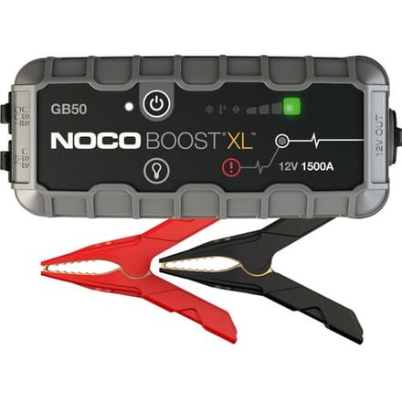 NOCO Lithium Jump Starter Boost XL GB50- Starthulp 1500 ampère – USB lader voor smartphone/tablet - 200 lumen LED zaklamp