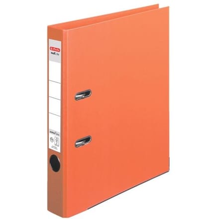 Herlitz Max File Protect Plus A4/50 Ringbandkaart - Oranje