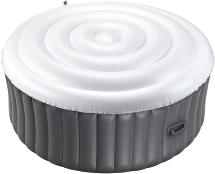 Opblaasbare spa hoes - Rond 165cm, PVC, thermisch, wit
