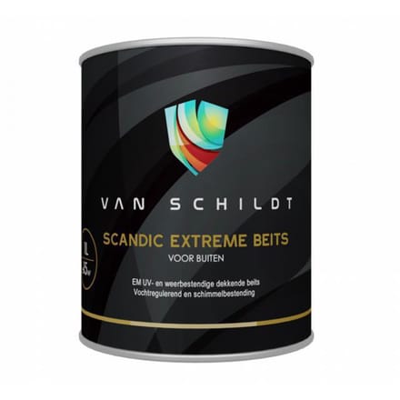 van Schildt Scandic Extreme beits  Wit 1 liter