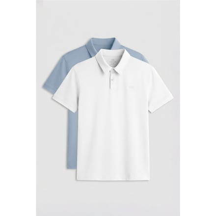 Heren Katoenmix Polo T-shirt
