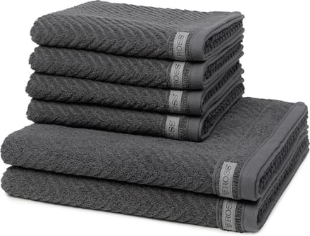 Ross Dames en Heren 4 X handdoek 2 X douchehanddoek - in set Smart