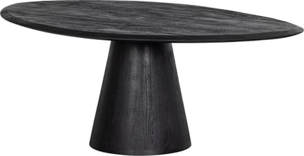WOOOD Posture Salontafel - Hout - Zwart - 47x120x80