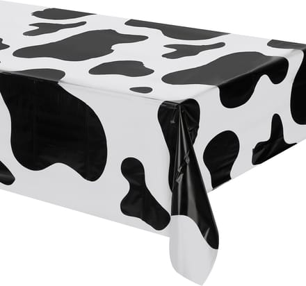 360 DEGREES - Koeien plastic tafelkleed 127 x 274 cm voor feestdecoratie