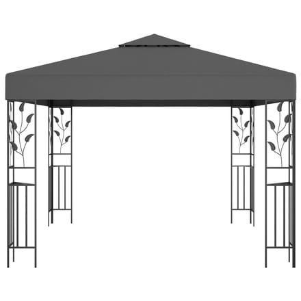 vidaXL - Prieel - 3x3 - m - antraciet