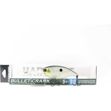 Yo Zuri Duel Hardcore Bullet Crank 5+ 80F Drijvend kunstaas R1421-GGZS (1504) white
