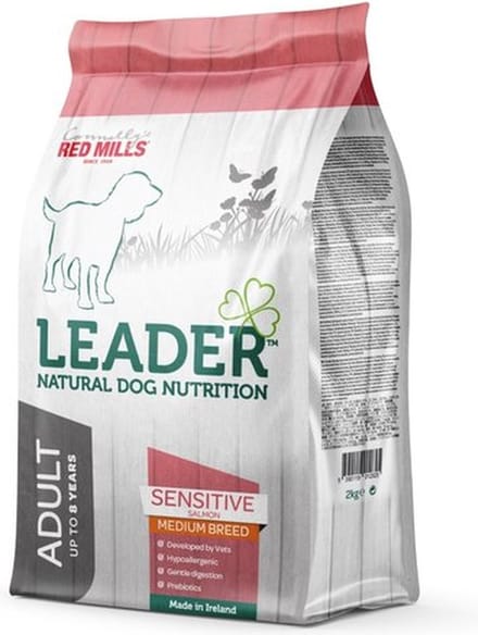 Leader Adult Dog Sensitive Medium Breed Salmon 12 kg - Hond