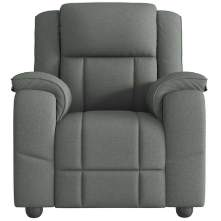vidaXL - Massagestoel - in - donkergrijze - stof