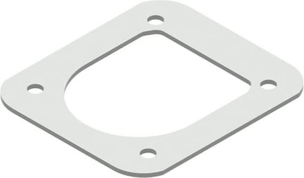 ProPlus Montageplaat - 105 x 118 mm - Plaatstaal - Bevestigingsplaat