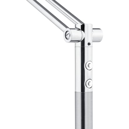 HELL LED booglamp Evolo CCT, mat nikkel/chroom