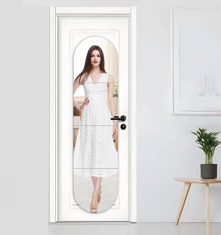 Zelfklevende Spiegel Tegels Set van 4 - Onbreekbaar Acryl voor Badkamer & Woondecoratie