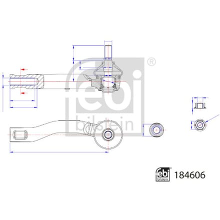 Spoorstangeind FEBI BILSTEIN 184606
