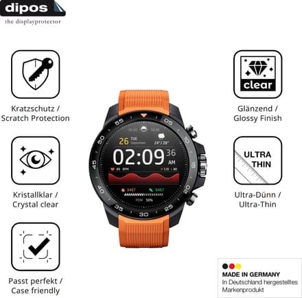 dipos – 6x Beschermfolie geschikt voor Xiaomi Mibro GS Explorer S | Krasbestendige & heldere Screenprotector Ultra-Thin