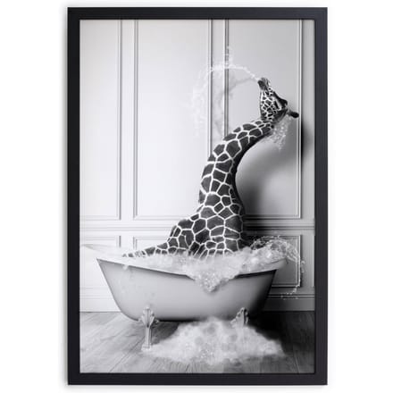 Wanddecoratie Giraffe Bath | Really Nice Things