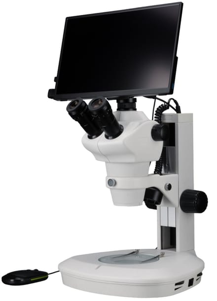 Bresser Microscoop - Science ETD-201 - Trino Zoom - 8x-50x - Incl. MicroCam PRO HDMI Autofocus en Full HD MINI HDMI Display