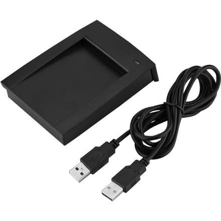 125KHz Slimme RFID ID-kaartlezer USB Nabijheidssensor Geen Stuurprogramma voor Toegangscontrole black
