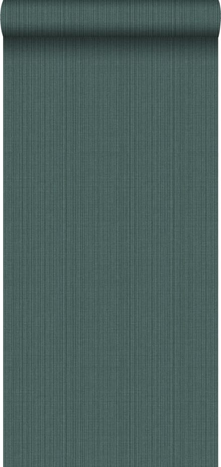Origin Wallcoverings behang geweven structuur zeegroen - 347627 - 0,53 x 10,05 m