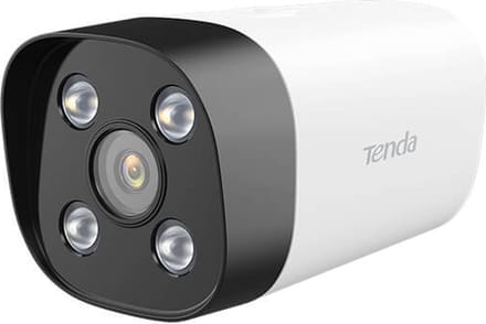 Tenda IT7-LCS - Beveiligingscamera - Buiten, Bedraad, Plafond/muur, Wit, Zwart