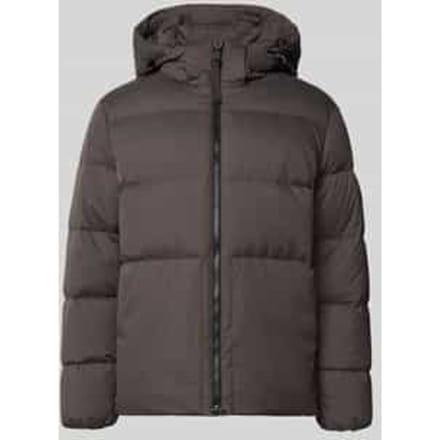 Regular fit donsjack met capuchonkraag