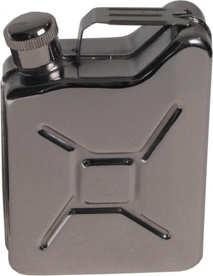 MFH - Heupfles "Jerrycan" - RVS - 170ml