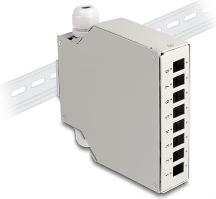 85931 - Piggy-back connector - Straight - Female - Grey - Metal - 126 mm