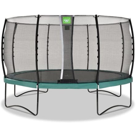 EXIT Allure Classic Trampoline ø427cm - Op Poten - Rond - Trampoline Buiten - Voor Kinderen - Groen