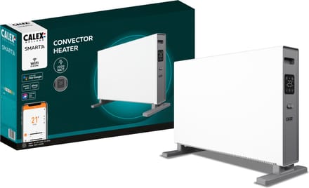 Calex Slimme Convector Heater - Smart Elektrische Verwarming - WiFi Kachel met App Bediening - 2000W