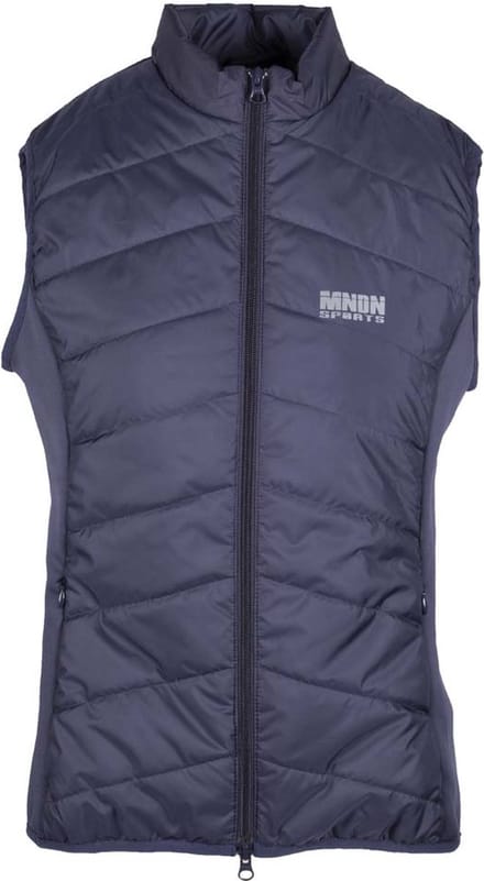 Mondoni Mix Bodywarmer - Maat: M - Donkerblauw - Polyester